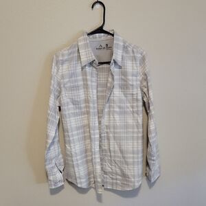 Women's Gray Plaid Shirt